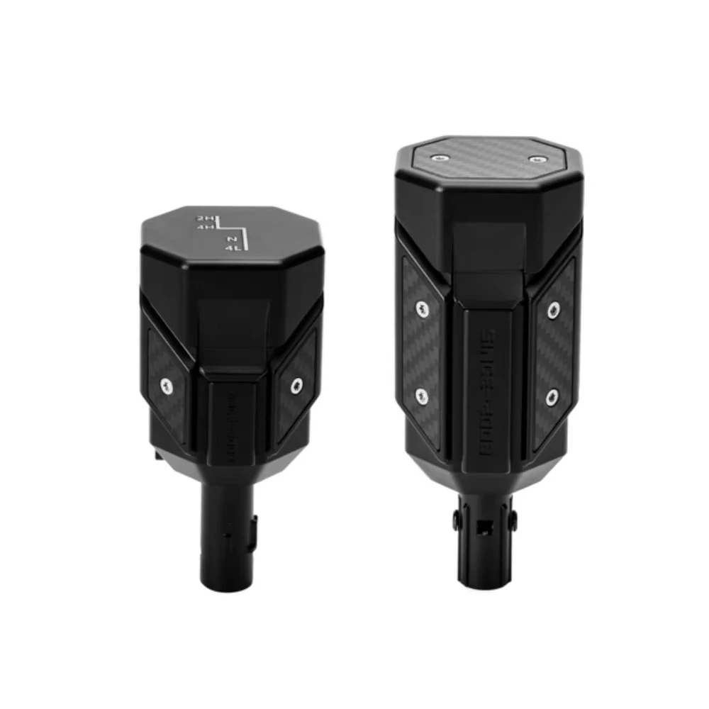 

Aluminum-Magnesium Alloy and Dry Carbon Fiber Universal Founder's Edition Wrangler JL JT OMU017 Shift Knob Kit