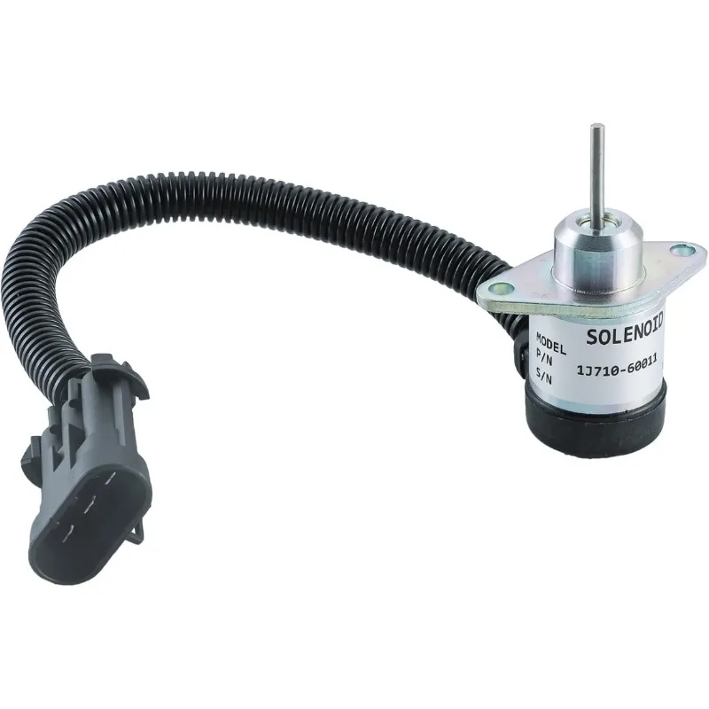 

Соленоид отключения топлива 1J710-60011 7000769 для двигателя Kubota V2607 B2400D B1700D B2100D B7510D Bobcat A300 A770 S220 S250 12 В постоянного тока