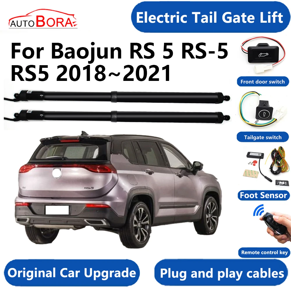 

AutoBora Car Electric Tail Gate Lift System Power Liftgate Kit Auto Automatic Tailgate Opener for Baojun RS 5 RS-5 RS5 2018~2021