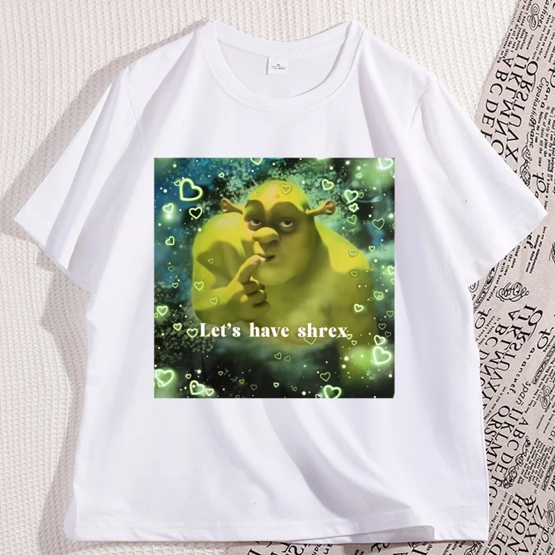 

Забавная футболка Satire, футболка Weird Meme, повседневная хлопковая футболка с короткими рукавами и круглым вырезом, свободная уличная одежда с принтом