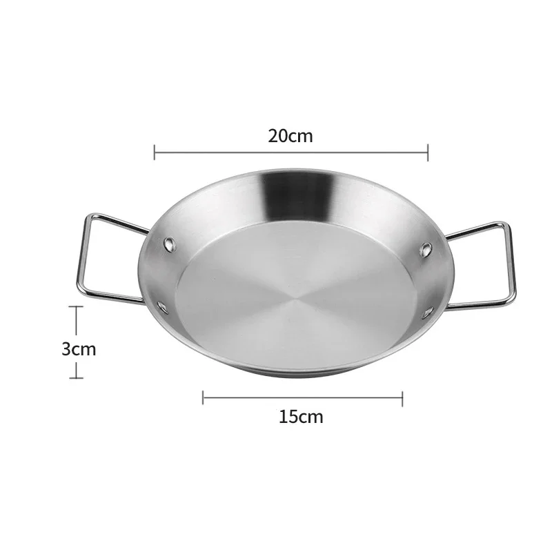 Poêle à paella antiarina en acier inoxydable, ustensiles de cuisine intelligents, poêle F2, poêle à 