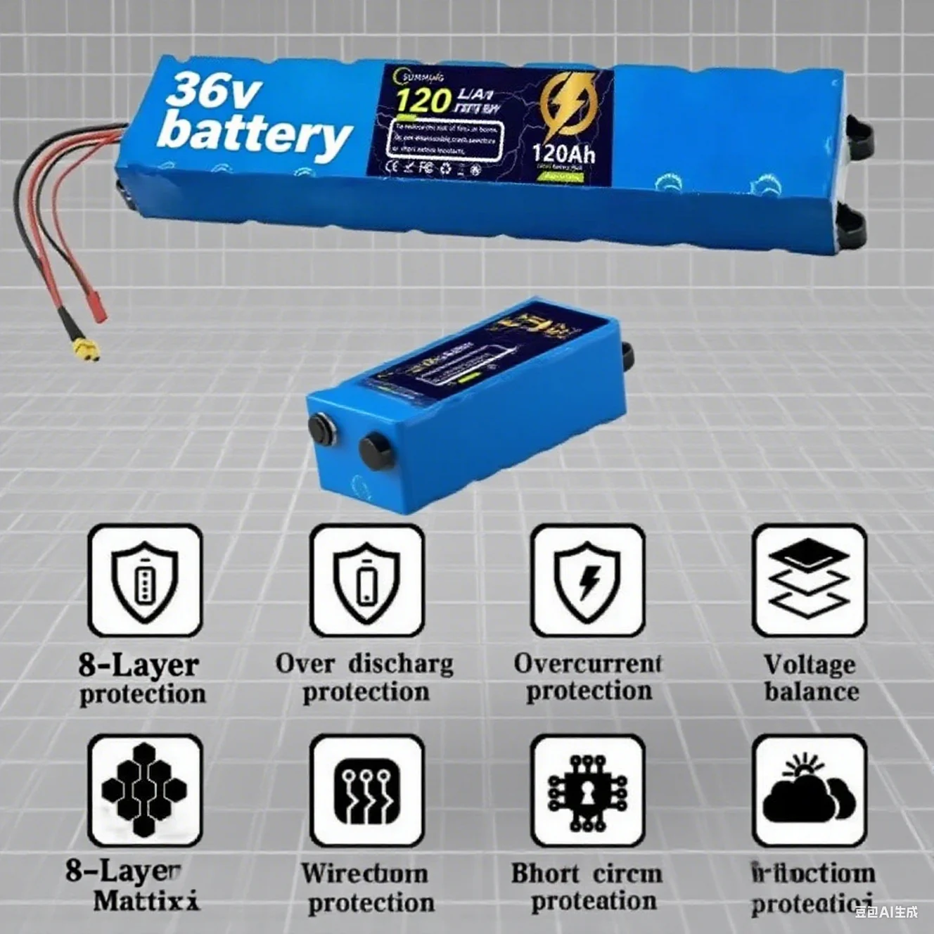 

NEW 10S3P 36V⚡ 120Ah 36vElectric Scooter Battery Pack18650 LithiumM365 Electric Scooter 36v⚡ BatteryScooter with Charger