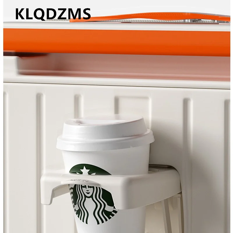 KLQDZMS High Quality Suitcase Front Opening Boarding Box USB Charging Trolley Case 20
