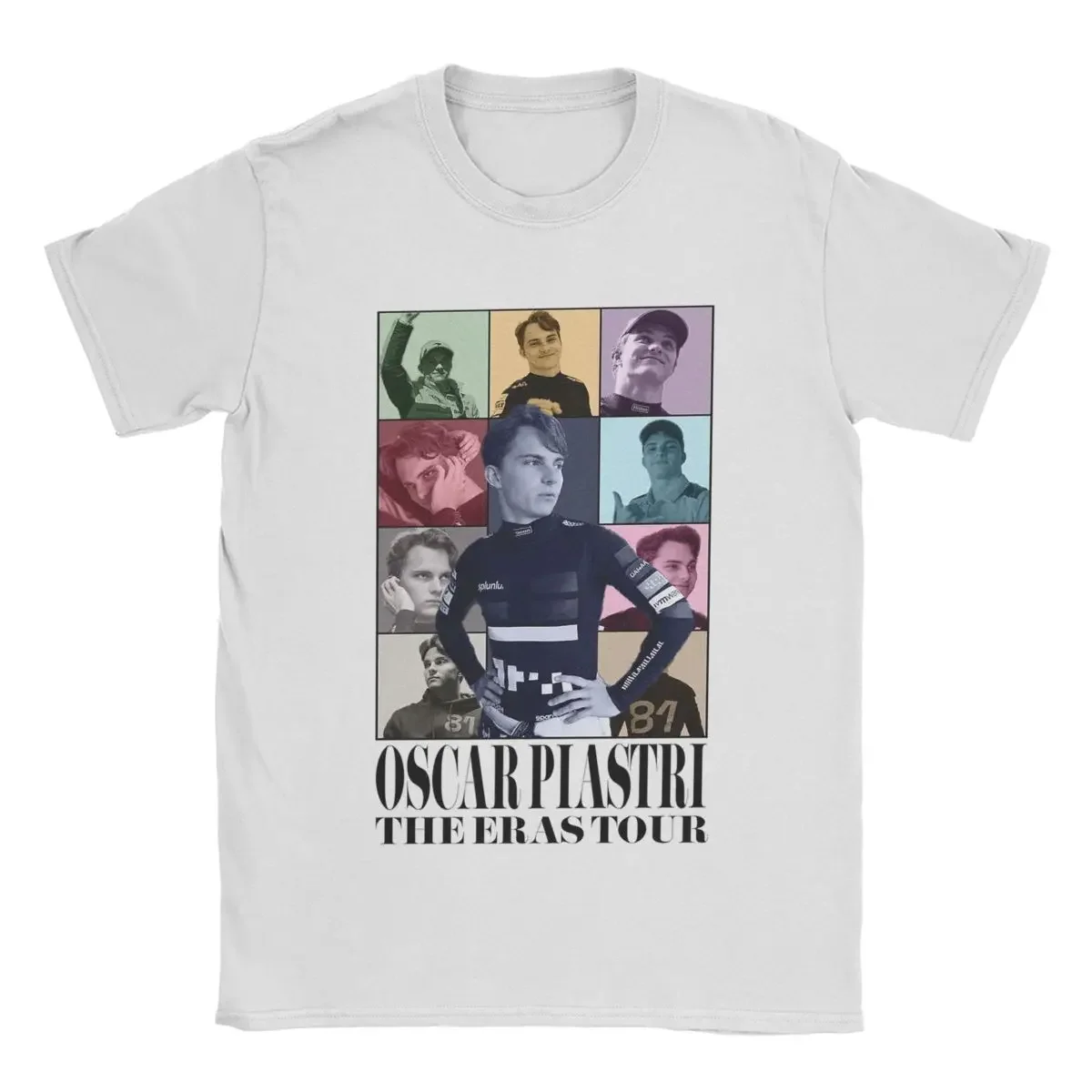 تي شيرت رجالي بأكمام قصيرة ورقبة مستديرة ، أوسكار بيستري ، جولة عصور للترفيه ، تي شيرت قطني ، ملابس مقاس كبير