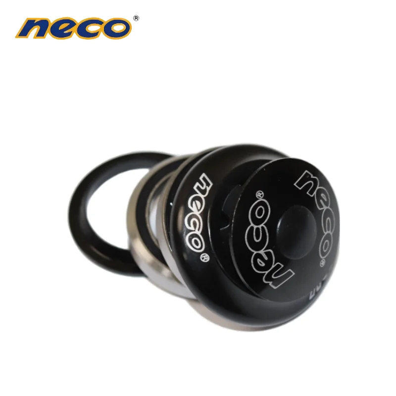 Neco H02 bicycle headset Neco Headsets Threadless 28MM 38MM 10.5 Height External Bearing Steel Headsett