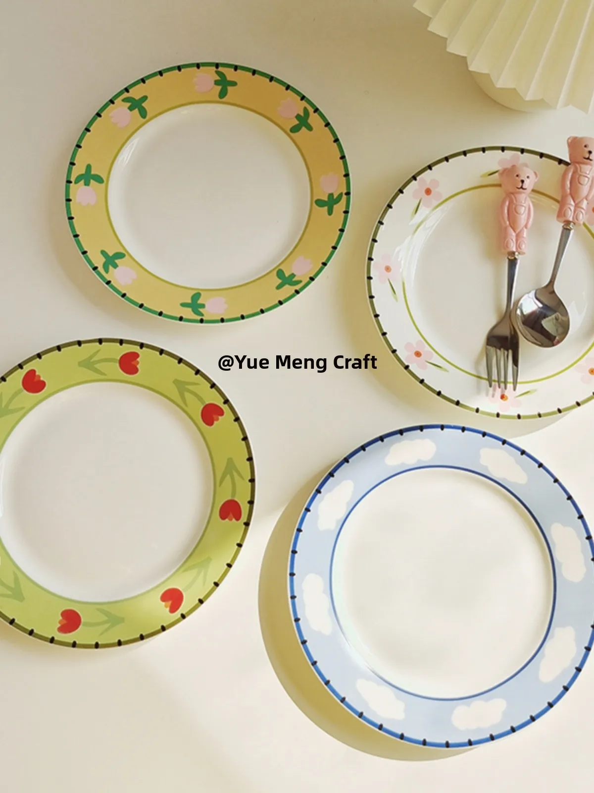 

Тарелка Cerc, милый завтрак, деталь, западная кухня, креативное домашнее использование, розовое сердце для девочек, заводская круглая ape, 8-дюймовые дневники