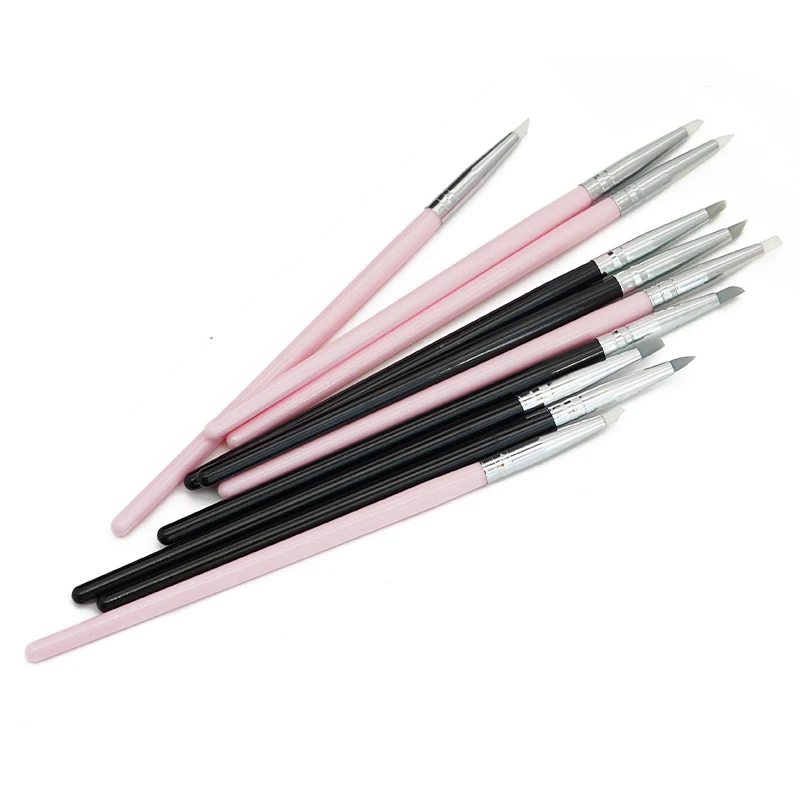 5pcs Dental Resin Brush Pen  Adhesive Composite Cement Porcelain Dental Technician Tools 3/5/8mm