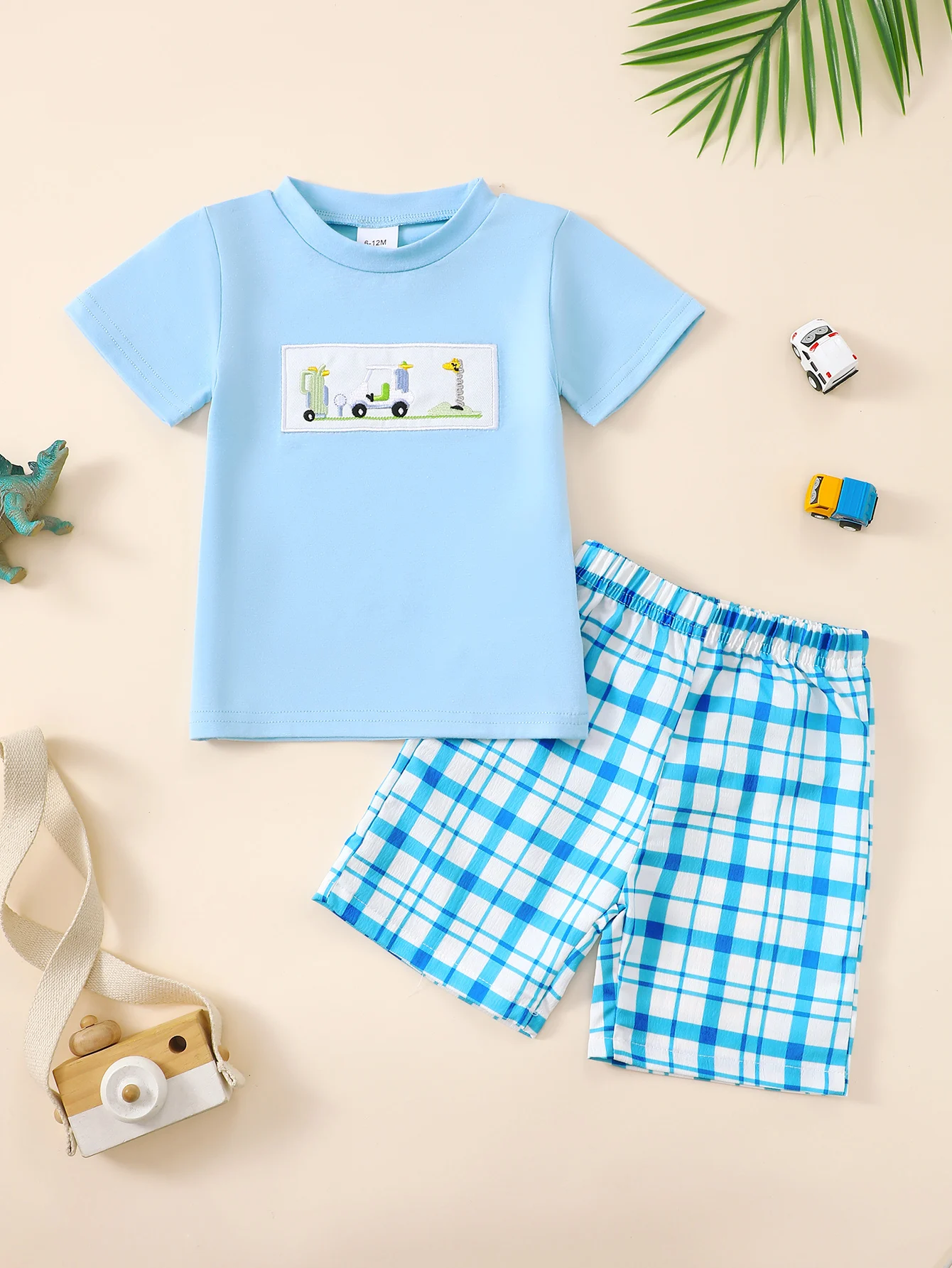 유아 소년 여름 캐주얼 반팔 반바지 세트 유아 소년 복장 편안한 의류 아기 소년 여름 앙상블