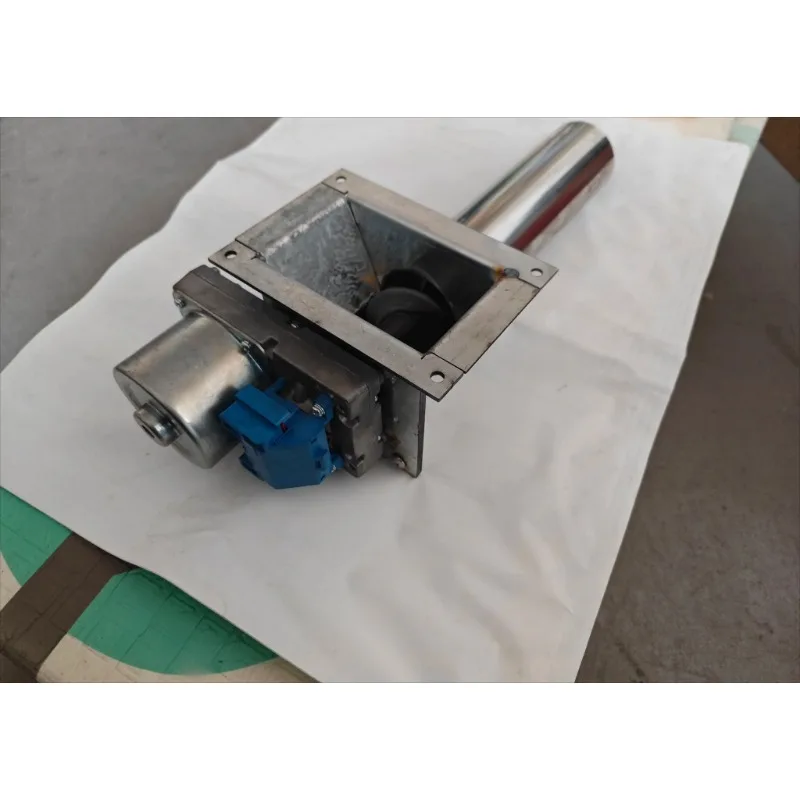 for Biomass Pellet Stove Auger Feeder Stainless Steel Screw Conveyor Reduction Motor Gearbox