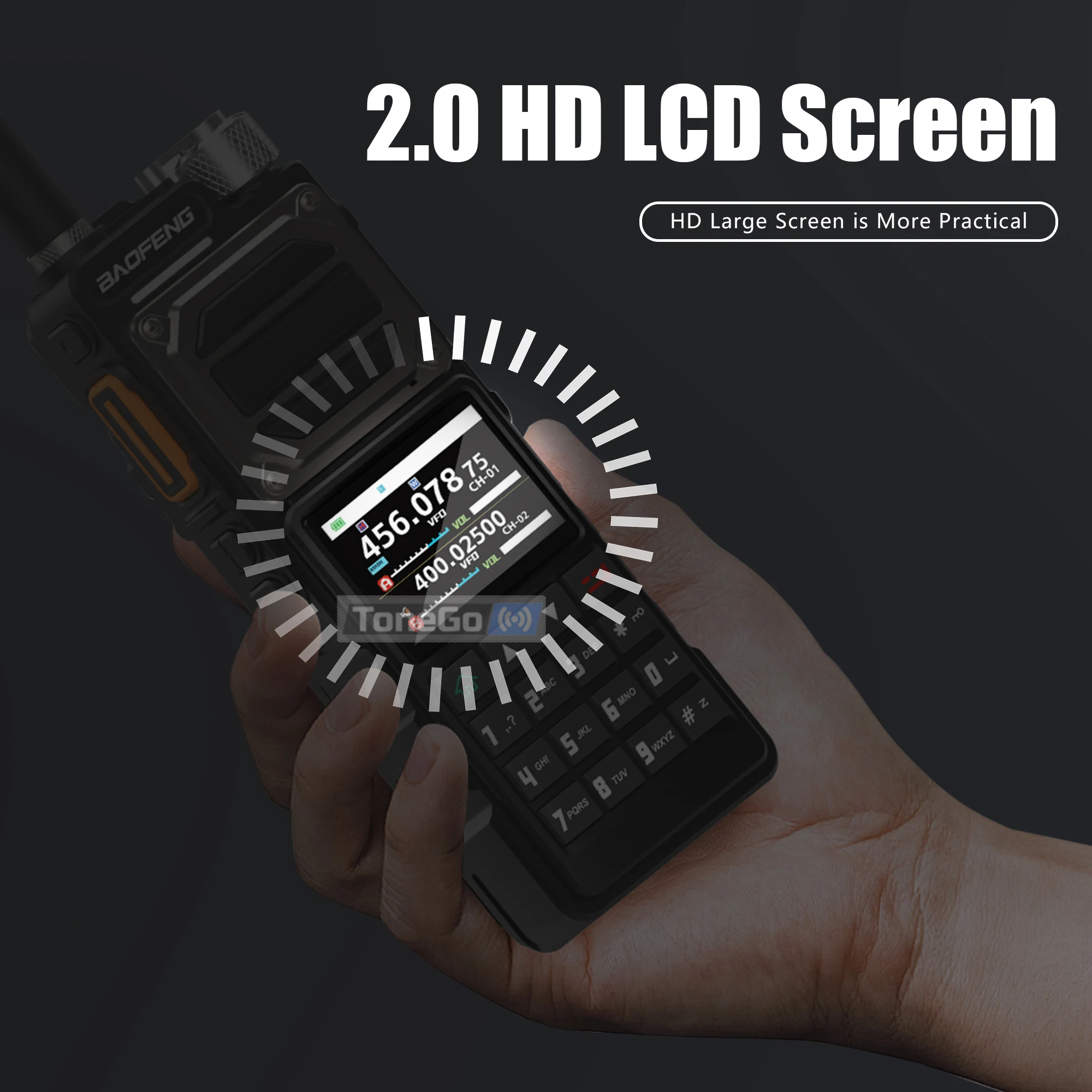 BAOFENG UV-25 PRO GPS Multi Band Walkie Talkie 1000CH AM Type-C Charger Long Range Fall Alarm Wireless Copy Frequency Ham Radio