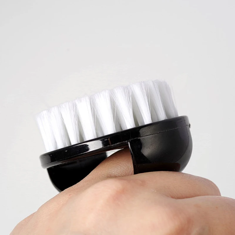 Profis Nail Art Reinigungsbürste Fingerschnalle Make-up Pinsel Nagel Staub Pinsel Maniküre Spezialisierte Werkzeuge