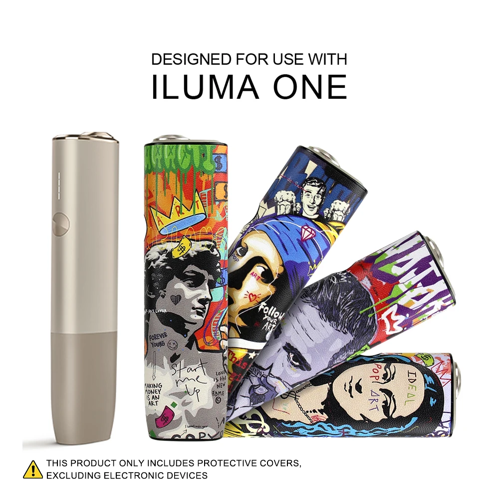 La funda protectora de cuero PU es adecuada para ILUMA ONE y es un accesorio protector de estilo artístico para cigarrillos electrónicos.