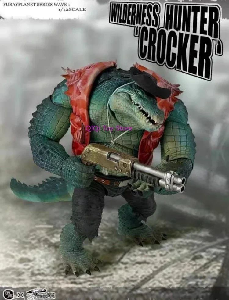 Craftsman's League Limited Exotic Wilderness Hunter Crocker Fury Planet Motable Doll Cowboy Crocodile In Stock