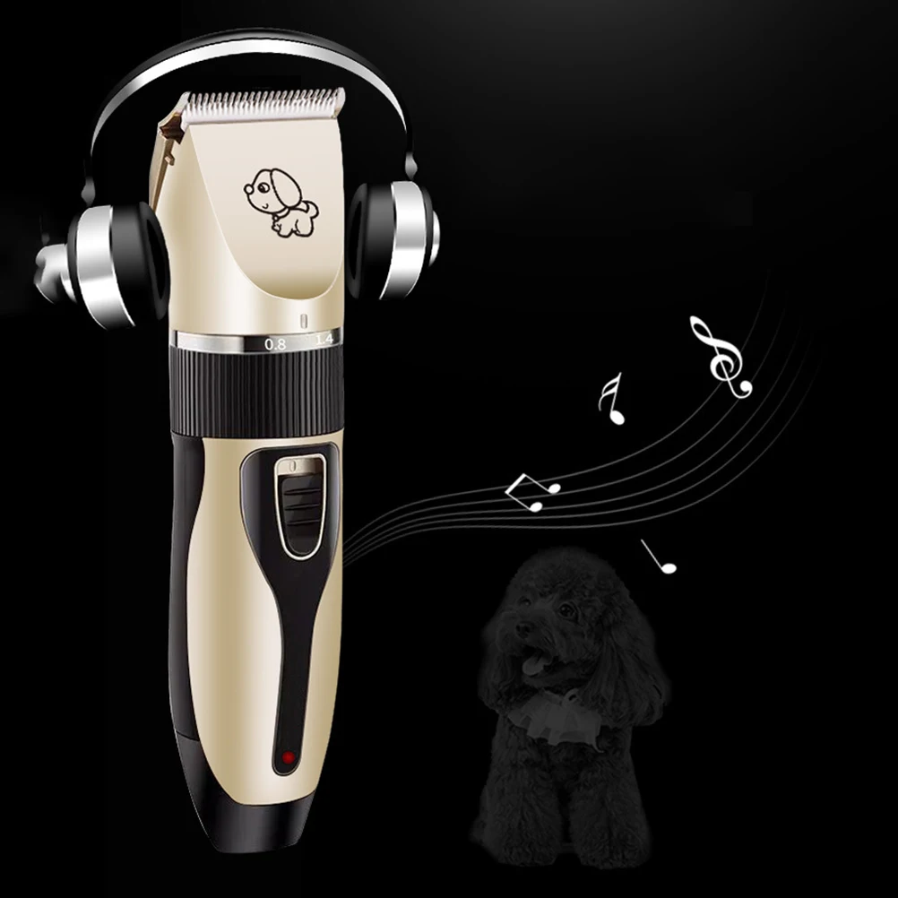

Rechargeable Electric Pet Clipper Grooming Kit Cordless Dog Hair Trimmer Shaver Set 5 Guide Combs Quiet Lightweight Usb Powered