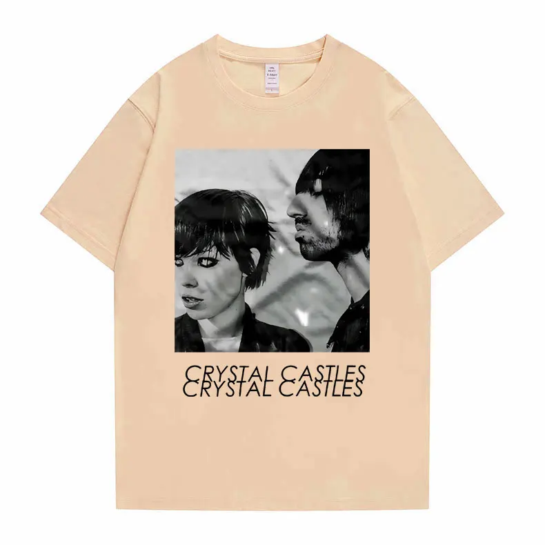 Crystal Castles Graphic T Shirts para Homens e Mulheres, T-shirts