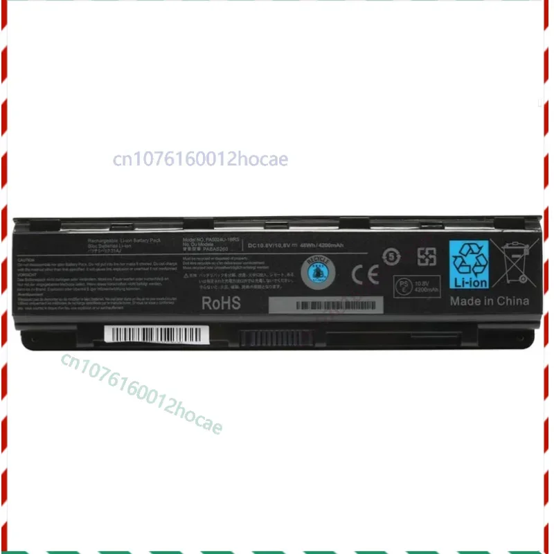 

10.8V 48Wh New PA5024U PA5024U-1BRS Laptop Battery For Toshiba Satellite C800 C850 C870 L800 L830 L840 L850 PA5025U PABAS260