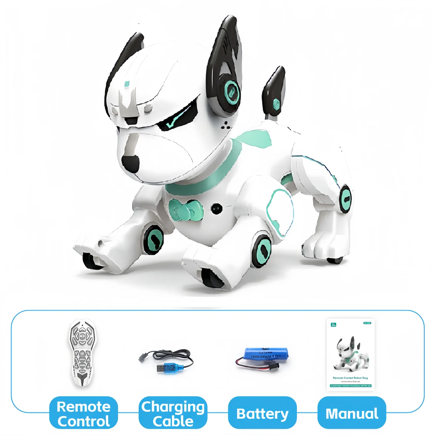 Programmable Smart Interactive Rc Robotic Companion - Remote Control Dancing Pet with Animal Imitation & Auto-Follow Functions