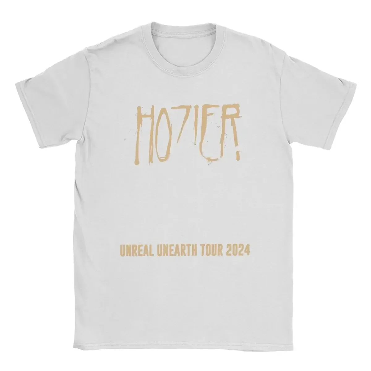 Leisure 2024 Hozier Unreal Unearth Tour TShirt Gift Idea Clothes Men Women's Pure Cotton Tees Shirt harajuku men's t-shirts sale