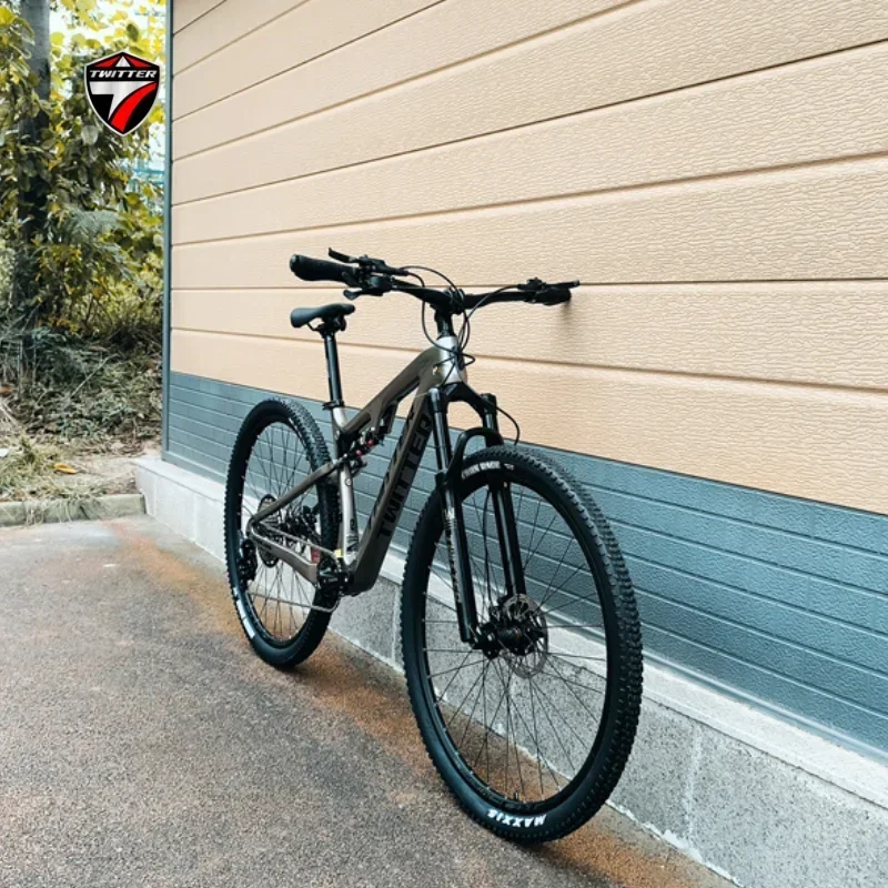 

TWITTER OVERLORD Electronic shifting WheelTop EDS-13S Oil Disc Brake 27.5/29iner Full suspension carbon fiber mountain bike MTB