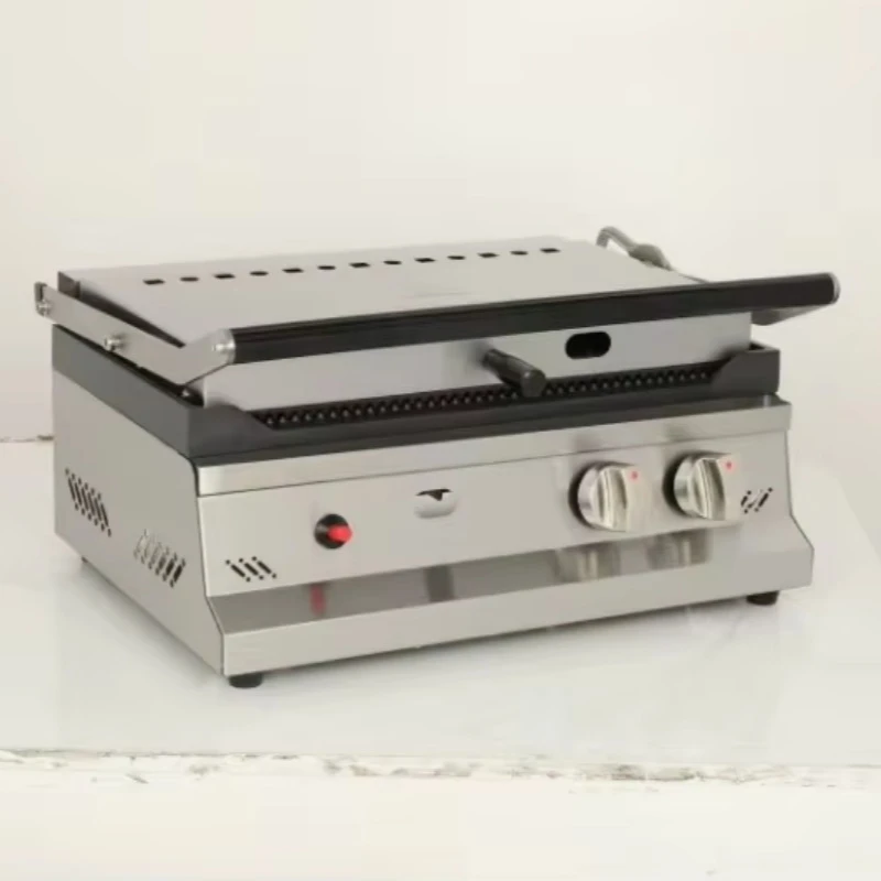 Commercial Stainless Steel Single Head Grill Sandwich Panini Machine