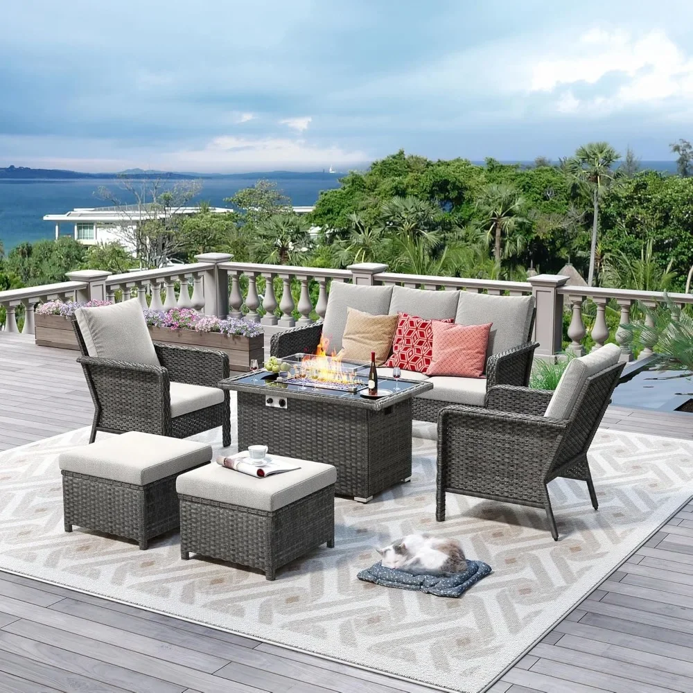 Outdoor Patio Furniture Set with 44