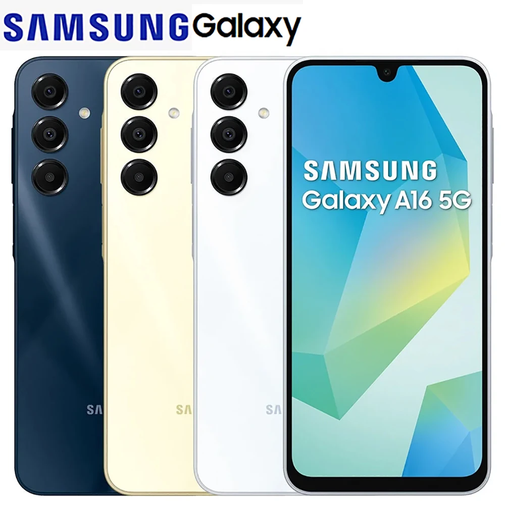 Refurbished Samsung Galaxy A16 5G Smart Android Phone A165U 6.7-inch 1080 x 2340 AMOLED 90Hz 5000mAh 25W 50MP NFC US Version