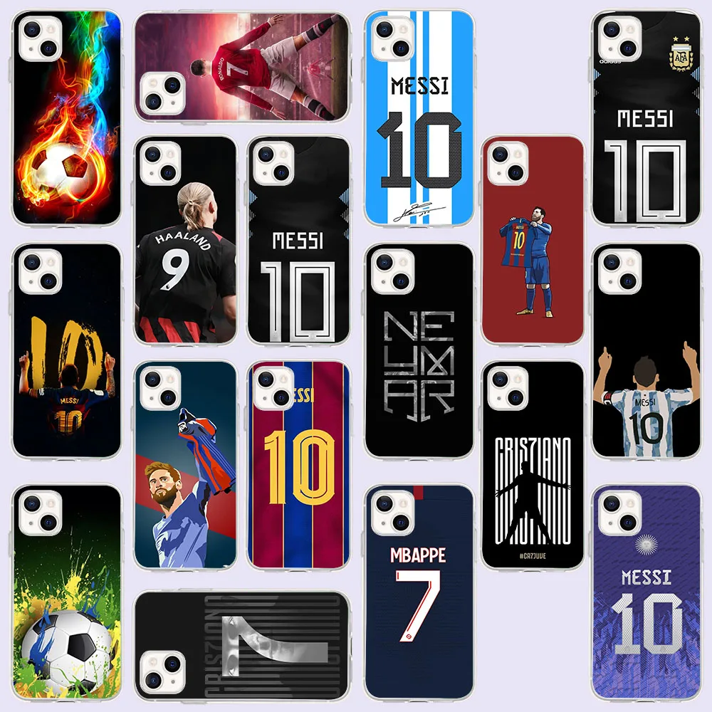 KP-30 Football star number 7.10 Soft Silicone Case For Moto Edge G G42 E13 E22i E22 S30 20 30 G40 Fusion Ultra Neo Lite Pro