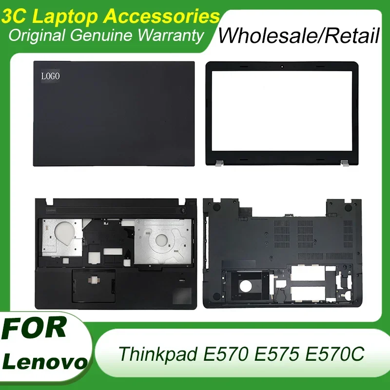 

New Case Laptop for Lenovo Thinkpad E570 E575 E570C LCD Back Cover LCD Bezel Palmrest Bottom Cover Top Case AP11P000100 01EP120