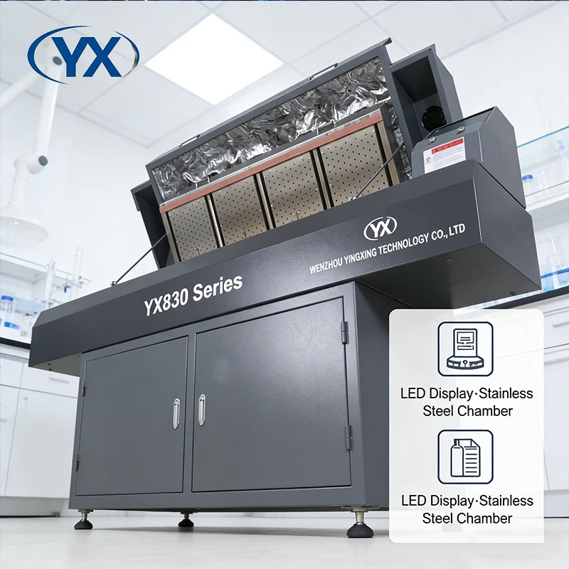 Adjustable Speed YX830 Hot Wind Reflow Oven PCB Reflow Soldering+8 Heating Zone(up 4 Down 4)