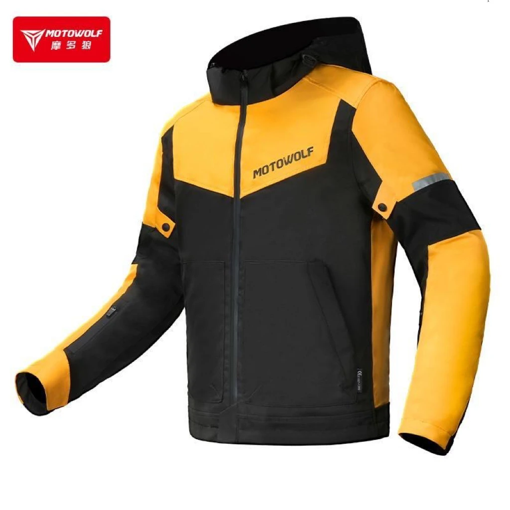 

Motowolf Winter Motorcycle Electric Heated Riding Suit Waterproof Heated Racing Suit Warm Moto Jacket Anti Drop Moto Equipment