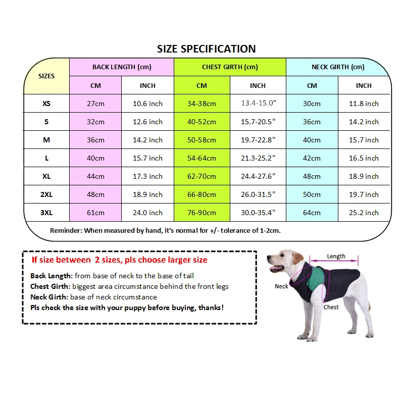 High Quality Dog Clothes Quilted Dog Coat Water Repellent Winter Dog Pet Jacket Vest Retro Cozy Warm Pet Outfit Clothes Big Dogs