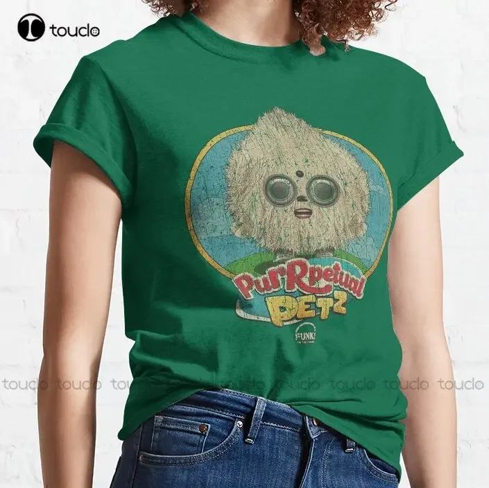 Purrpetual Petz 2023 Classic T-Shirt Couples Shirts Printed Tee Custom Aldult Teen Unisex Digital Printing Tee Shirts Xs-5Xl