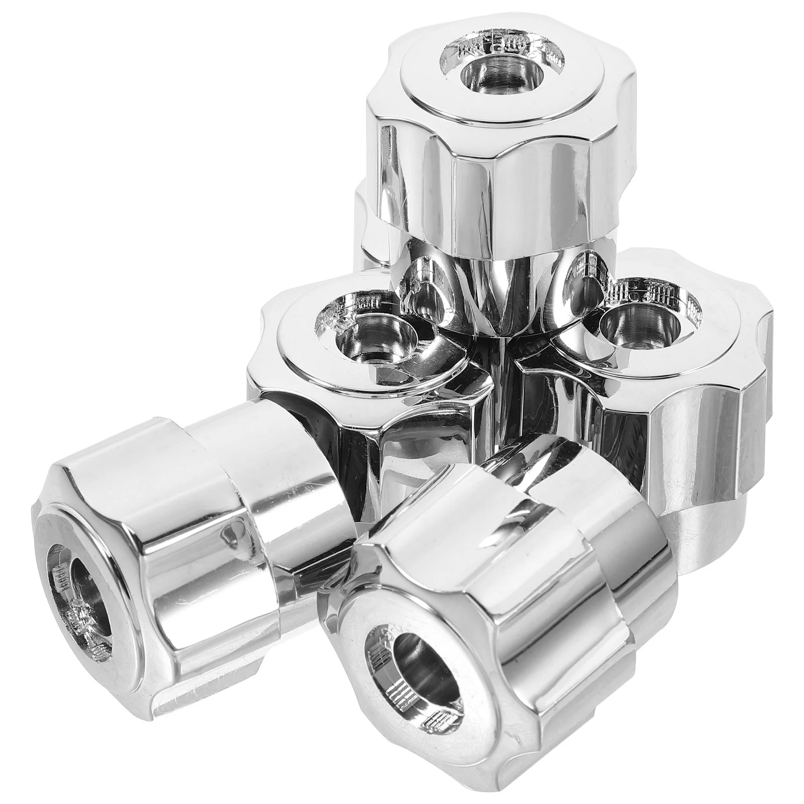 6Pcs Plastic Handwheel Faucet Handle Replacement for Bathtub Faucet Knobs Hot Shower Kitchen Bathroom Valves