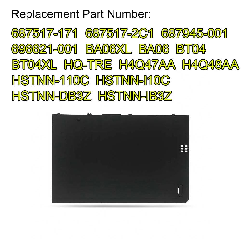 Dodomorn 14,8 v 52wh bt04xl akku für hp elitebook folio 9470 9480m m serie laptop HSTNN-DB3Z wiederauf ladbare batterien