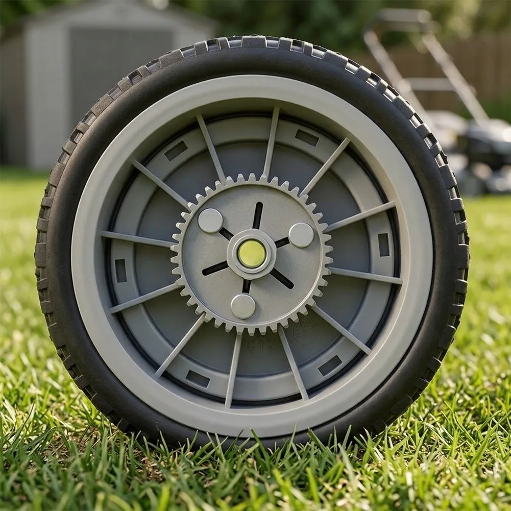 Replacement for Lawn Mower Wheels Mower Rear Wheel Wheel Gear Assembly Stable Traction And Control for weather-resistant