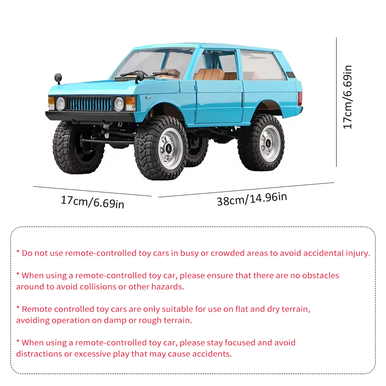 Remote Control Car, 1:12 Scale Remote Control Crawler for Kids Adults 2.4Ghz 4WD Rechargeable Remote Control Car Toy