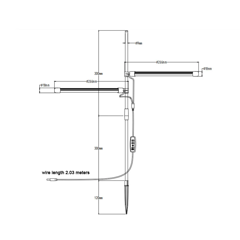 5V LED Ground Plant Lamp Full Spectrum Long Strip Succulent Green Plant Potted Fill Light 360 Rotation Switch Timing Growth Lamp