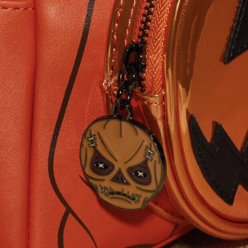 Trick 'r Treat Sam Pumpkin Cosplay Mini Backpack | Halloween Backpacks view 6