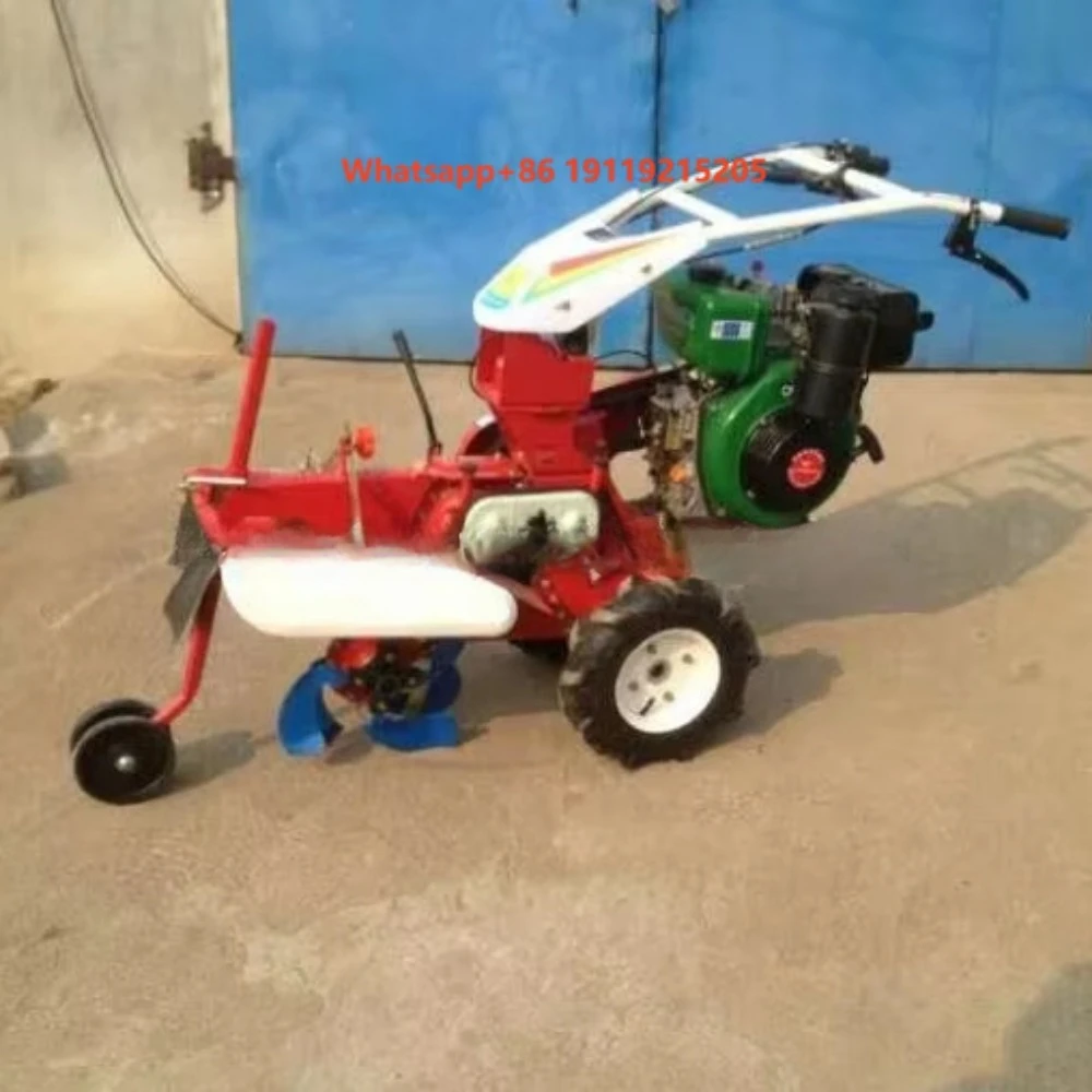 High Quality Motorized Manual Start Multifunctional Agricultural Soil Machine 30CM Trenching Fertilizer Spreader