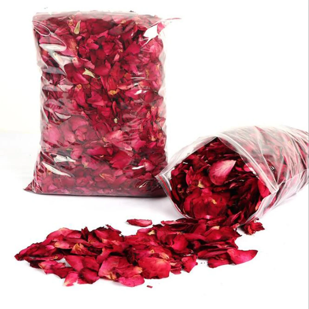 

1/2Packs Flower Rose Petal Select High-Quality Dried Flower Bath Scene Decoration,Hotel Supply For Valentines Day Wedding Party