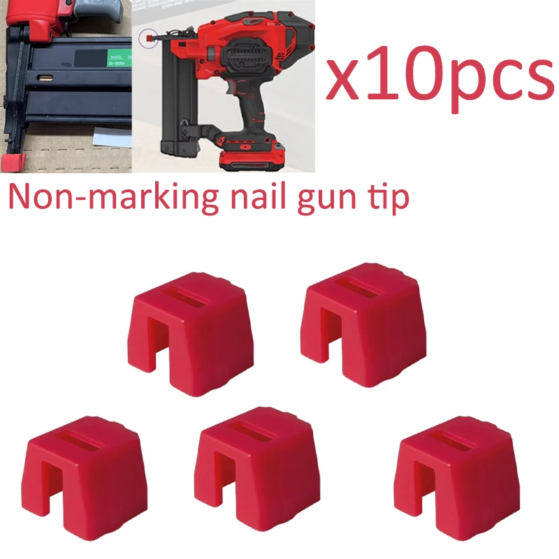 10pcs 9R199845 9R199845-2 Compatible With Nailer No-Mar Tip Porter Cable BN200SB Suitable for compact cordless nail guns
