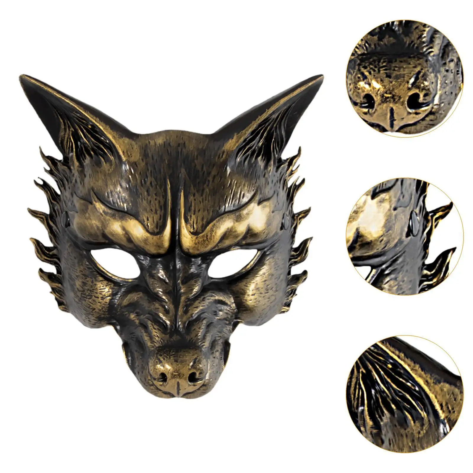Halloween Wolf Mask Cosplay Costume Head Mask Fancy Dress maschera per il viso per bomboniere gioco di ruolo Night Club Festival Carnival