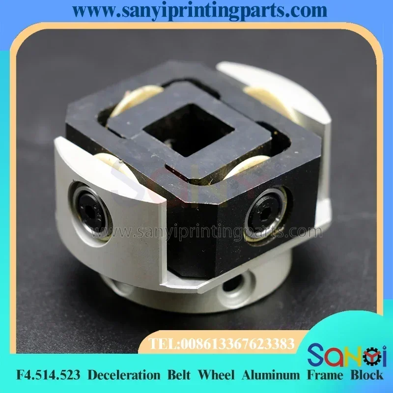 Best Quality F4.514.523 Paper Receiving Deceleration Belt Wheel Aluminum Frame Block For Heidelberg CD102 XL105 Printing