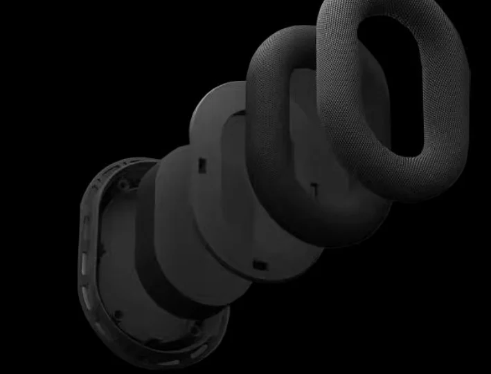 Music noise reduction ANC noise reduction active noise reduction + red light hot compress + vibration massage neck pillow