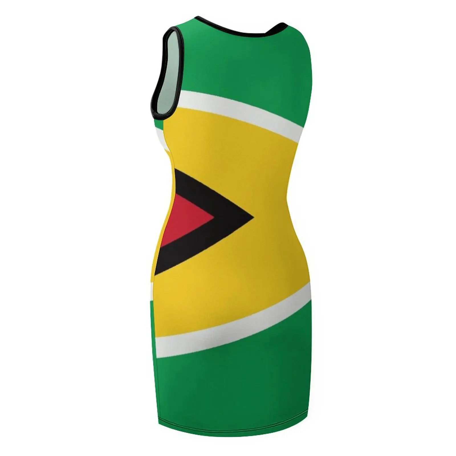 Guyana Flag Sleeveless Sundress dress women summer 2025 dress for women summer Women dresses summer dresses for prom