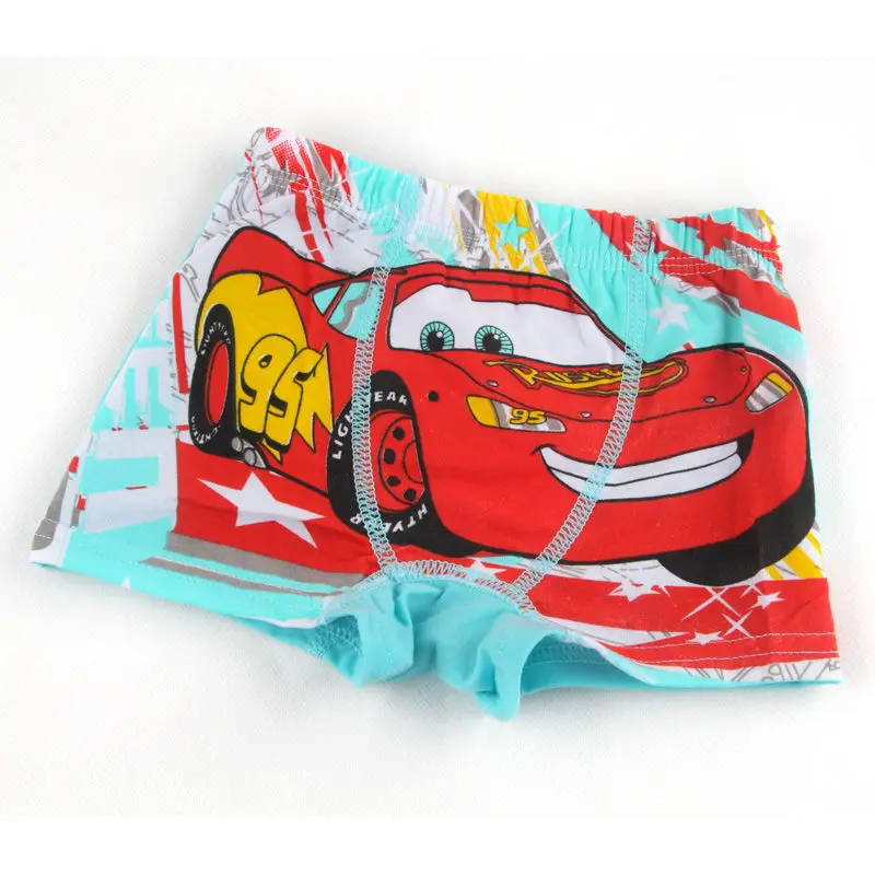 New Disney Lightning McQueen animation peripheral cartoon boy underwear creative boxer briefs pure cotton boxer briefs wholesale