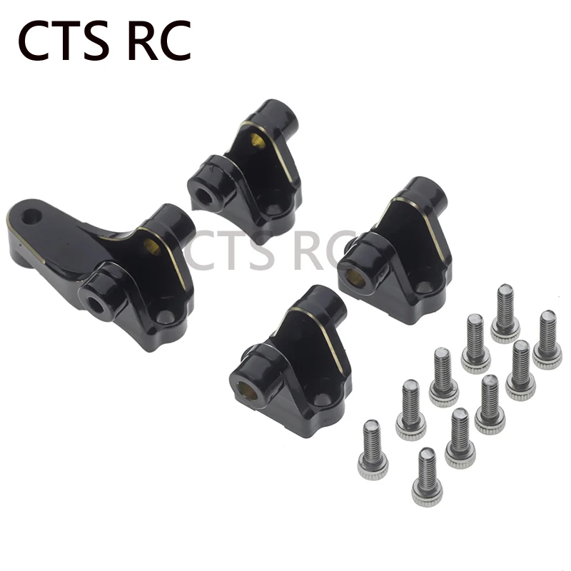 4pcs Brass Front and Rear Axle Mount Set Suspension Links Stand Holder 8227 for Traxxas TRX4 1/10 RC Crawler Car Upgrade Parts