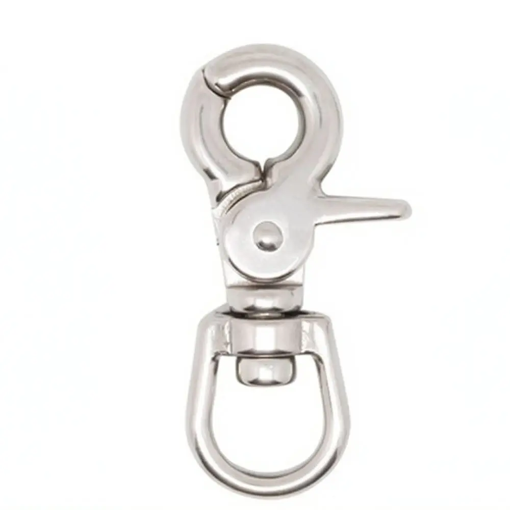 Professional 316 Stainless Steel Scissor Snap Hook Marine Hardware Diving Gear For Pet Leash Rope Accessory Tool