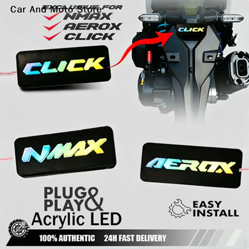 

【CMO】Motorcycle Reflective Logo Sticker Waterproof Gradient Design Click ADV Modification Decoration