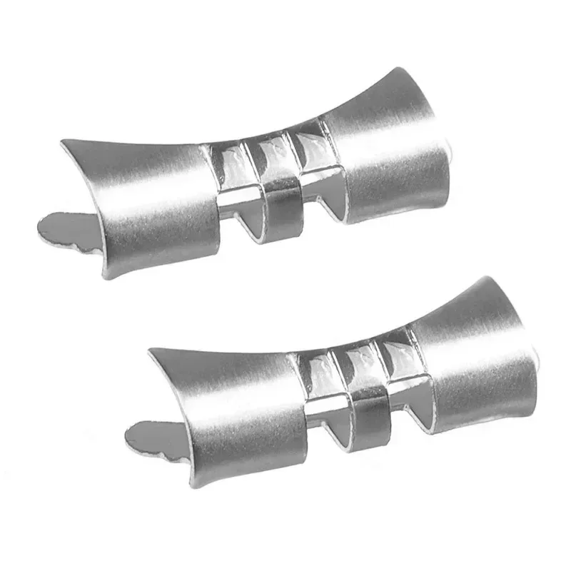 Stainless Steel Straight Curved End Link 18/19/20/21/22mm Watch Adapters for Seiko SKX009 SKX007 Jubilee Oyster Metal Connectors